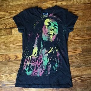 Bob Marley concert tee